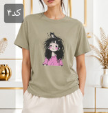 تیشرت دختر وگربه